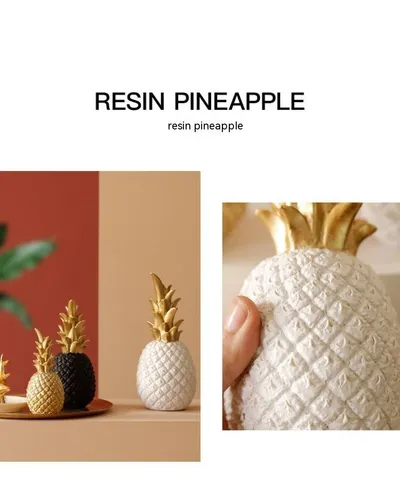 Creative Golden Pineapple Decoration Living Room