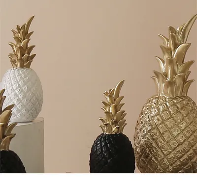 Creative Golden Pineapple Decoration Living Room