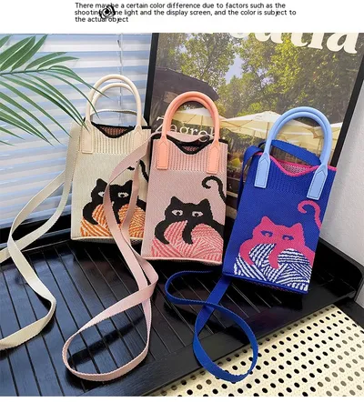Silicone Mini One Shoulder Crossbody Phone Bag