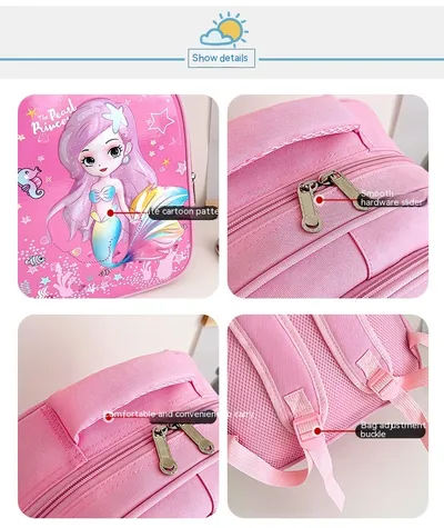 Cartoon Breathable Burden-reducing Children's Backpack