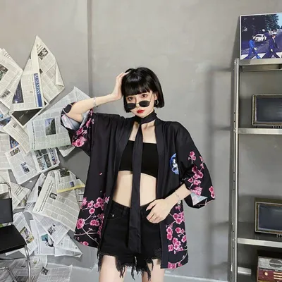 Chinese Style Artistic Lucky Cat Pattern Sun Protection Clothing Cardigan