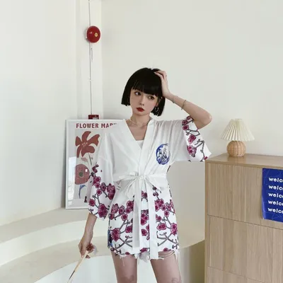 Chinese Style Artistic Lucky Cat Pattern Sun Protection Clothing Cardigan