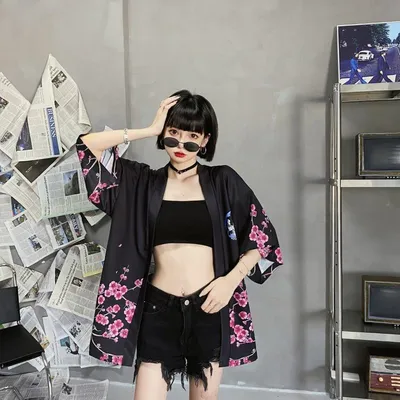 Chinese Style Artistic Lucky Cat Pattern Sun Protection Clothing Cardigan