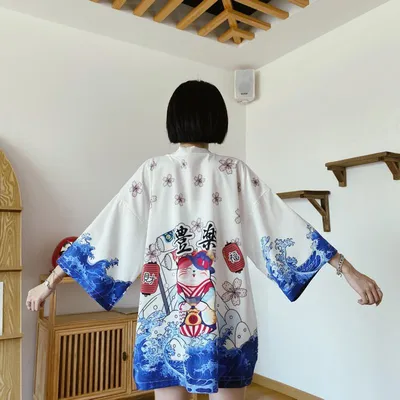 Chinese Style Literary Cat Pattern Sun Protection Clothing Loose Cardigan