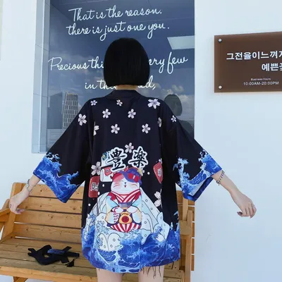 Chinese Style Literary Cat Pattern Sun Protection Clothing Loose Cardigan