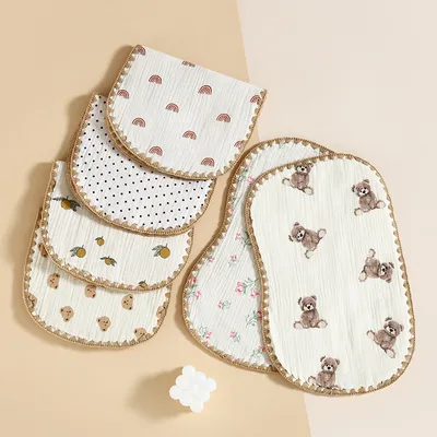 Newborn Baby 10-layer Cotton Cloth Flat Pillow
