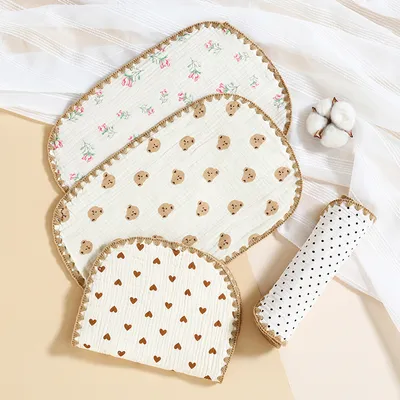 Newborn Baby 10-layer Cotton Cloth Flat Pillow