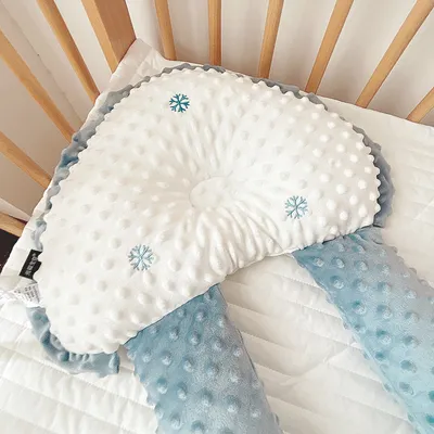No Top Velvet Anti-deviation Head Baby Pillow