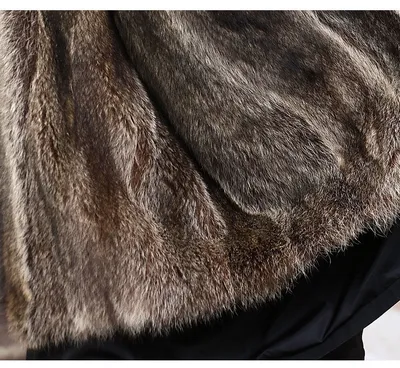Extra heavy sable coat for men