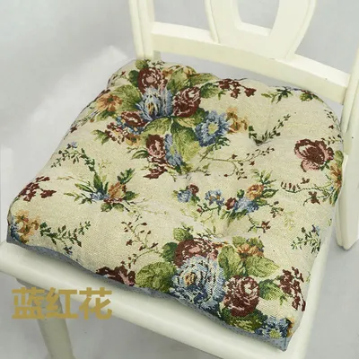 American Jacquard Dining Chair Thickened Cushion
