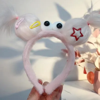 Hair Band Plush Doll Peripheral Handmade