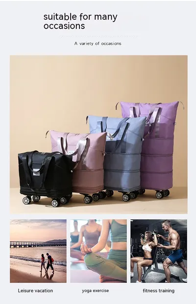 Travel Large Capacity Rod Box Universal Wheel Luggage Bag