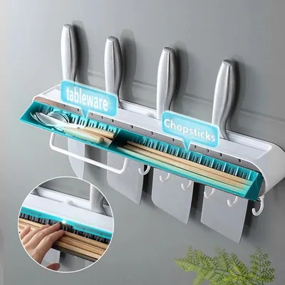 Knife Rack Wall-mounted Kitchen Supplies Integrated Storage Rack