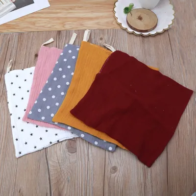 5-piece Baby Towel Plain Cotton Face Towel