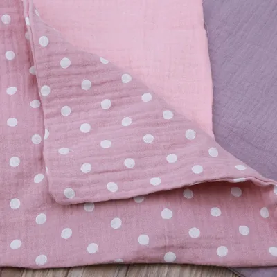 5-piece Baby Towel Plain Cotton Face Towel