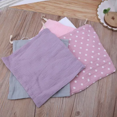 5-piece Baby Towel Plain Cotton Face Towel