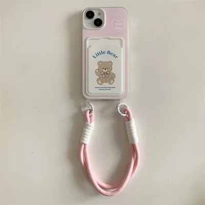 Card Holder Lanyard Phone Case Cartoon