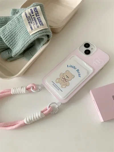 Card Holder Lanyard Phone Case Cartoon