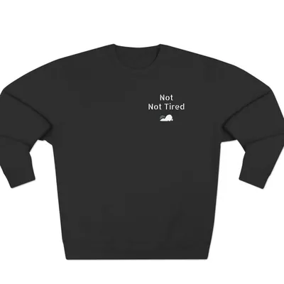 European And American Letter Print Second Sleep Crew Pullover