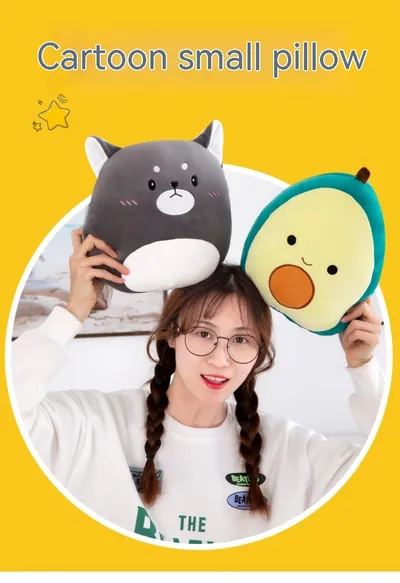 Soft Cartoon Cute Animal Plush Pillow