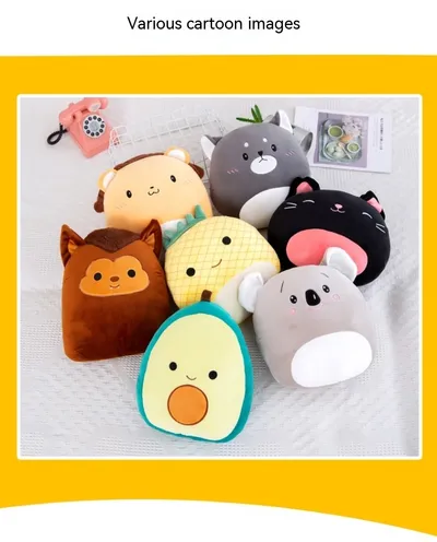 Soft Cartoon Cute Animal Plush Pillow