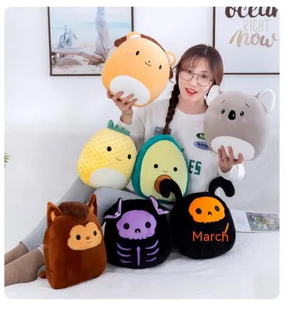 Soft Cartoon Cute Animal Plush Pillow