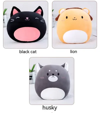 Soft Cartoon Cute Animal Plush Pillow