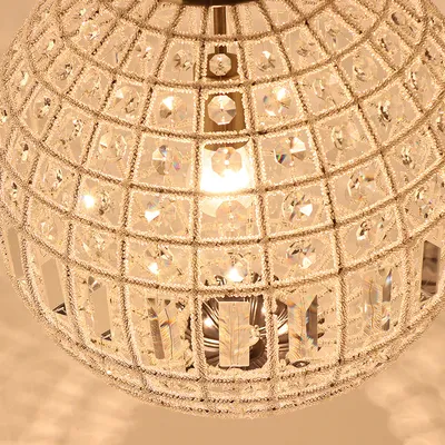 Home Apartment Living Room B & B Ball Crystal Lamp