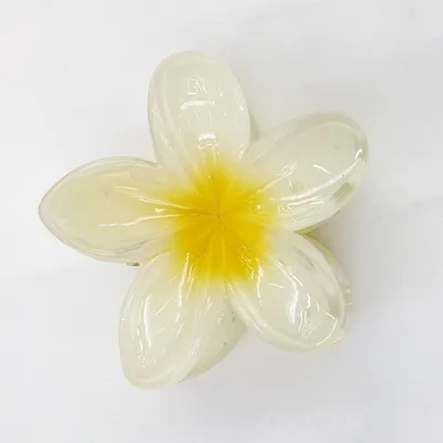Egg Bauhinia Flower Back Spoon Grasping Hair Clip