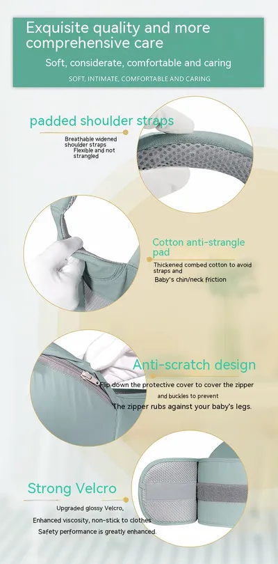 Multi-Functional Baby Carrier Front Holding Lightweight