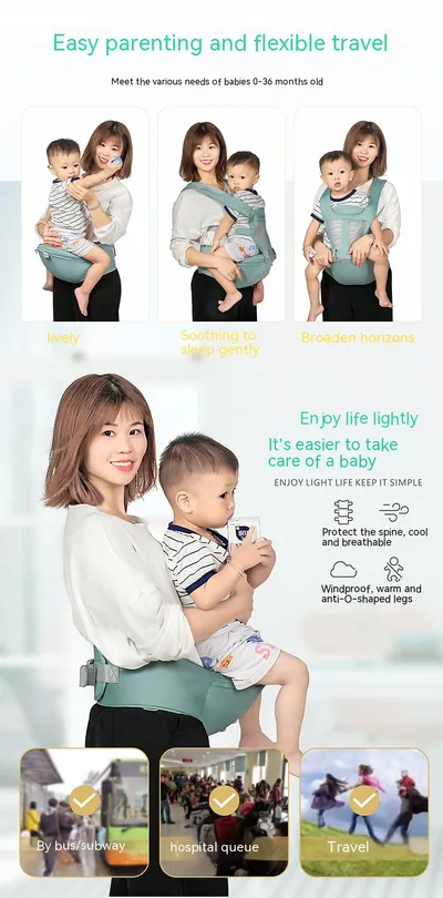 Multi-Functional Baby Carrier Front Holding Lightweight