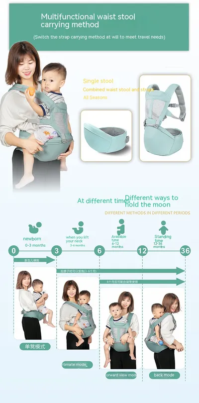 Multi-Functional Baby Carrier Front Holding Lightweight