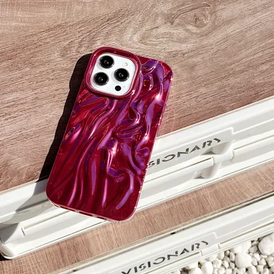 Three-dimensional Pleated Pattern Soft Phone Case