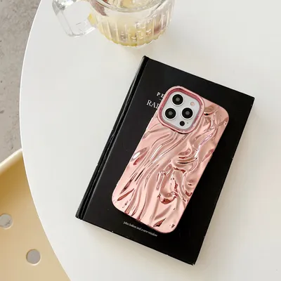 Three-dimensional Pleated Pattern Soft Phone Case