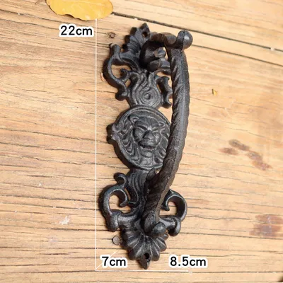 Chinese Style Creative Personality Cast Iron Craft Door Handle