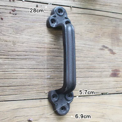 Chinese Style Creative Personality Cast Iron Craft Door Handle