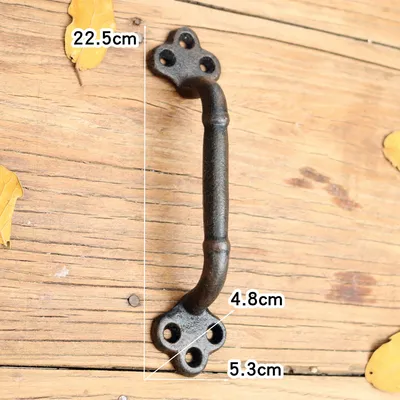 Chinese Style Creative Personality Cast Iron Craft Door Handle