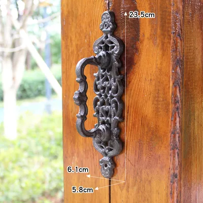 Chinese Style Creative Personality Cast Iron Craft Door Handle