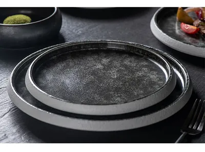 Ceramic Western Cuisine Plate Nordic Style Steak Plate Italian Pasta Dish Household Dinner Plate Restaurant Dessert Flat Ware