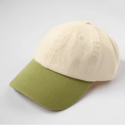 Simple Stitching Ice Cream Color Street Casual Baseball Cap