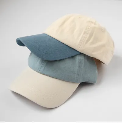 Simple Stitching Ice Cream Color Street Casual Baseball Cap