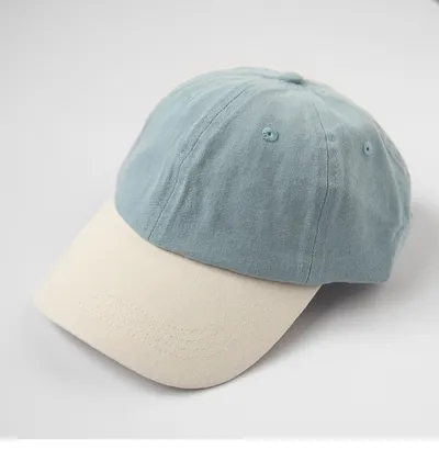 Simple Stitching Ice Cream Color Street Casual Baseball Cap
