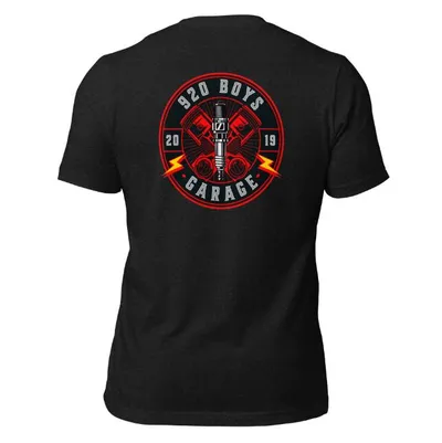 European And American 920 Boys Garage Digital Printed T-shirt