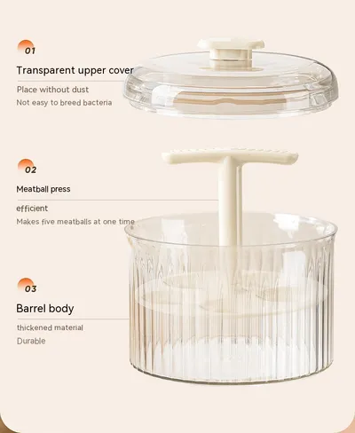 Kitchen Gadget Fried Meatball Making Artifact Mold Balls Fish Meatballs Shrimp Press Slippery Taiwanese