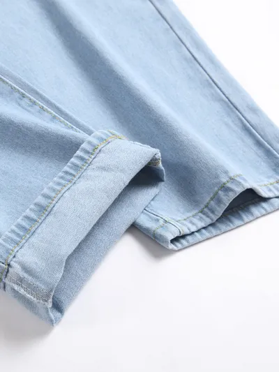 Fashionable And Exquisite Embroidered Men's Jeans