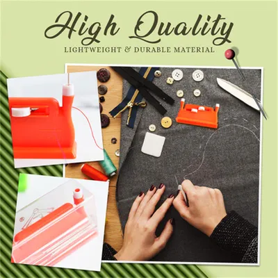 Auto Needle Threader DIY Tool Home Hand Machine Sewing Automatic Double-headed Thread Device For Elderly Household Accessories
