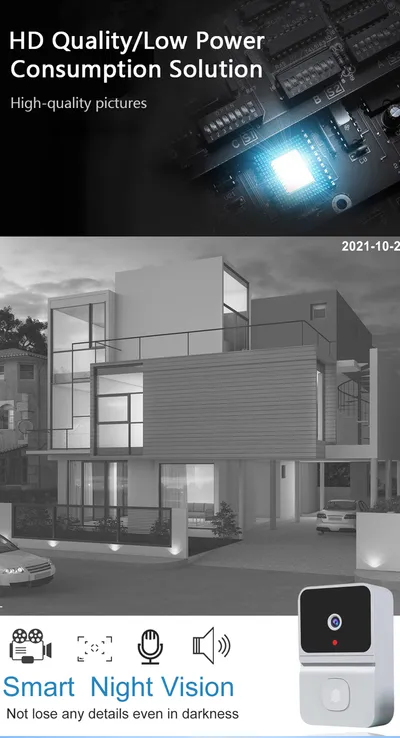 Z30 Intelligent Visual Doorbell Dingdong High Definition Surveillance Video Intercom