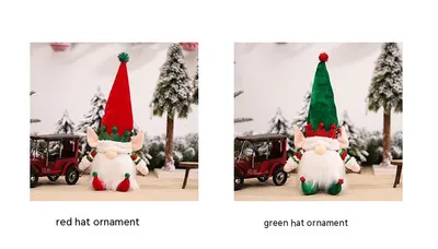 Doll Ornaments Children's Gift With Light Christmas Luminous Decoration Supplies