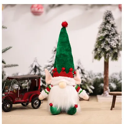 Doll Ornaments Children's Gift With Light Christmas Luminous Decoration Supplies