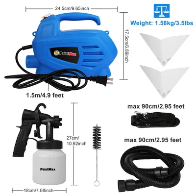 800ML Paint Spray Painter For Spring 650W Paint Sprayer Machine 800ML Per Min Output